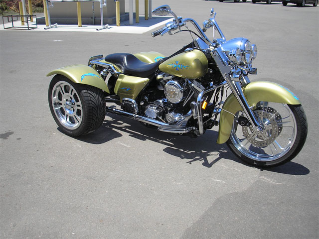 Sweet Yellow Pearls and Candy Trike.