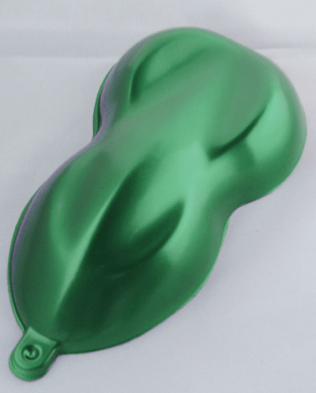Dark Green Candy Concentrate over a Speed Shape