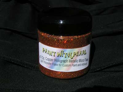 4 oz of Orange Copper Holographic