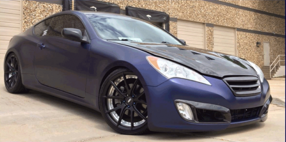 Eclipse VIP Auto Spa did this nice matte finish Midnight Blue Candy Paint Pearl