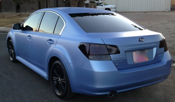 Car dipped using our Sky Blue Candy Pearls.