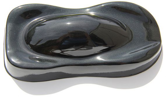Black Emerald Candy Pearl is our darkest black. It is basically Jet Black with a subtle hint of Green Pearl in it.