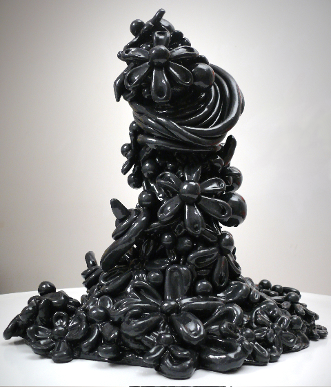 Black Gunmetal Candy Pearl sculpture