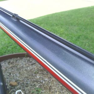 black gunmetal candy pearl on a road bike